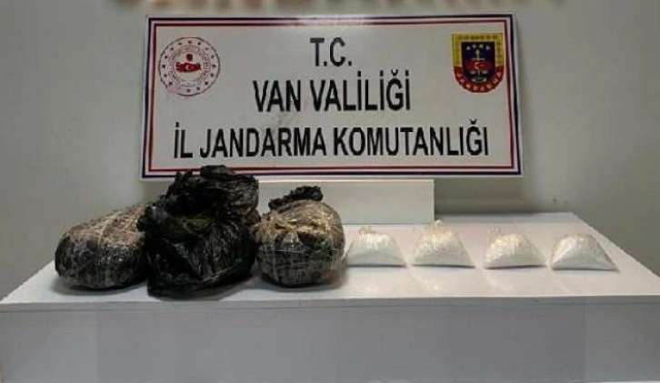 Van'da arazide 5,5 kilo uyuşturucu ele geçirildi