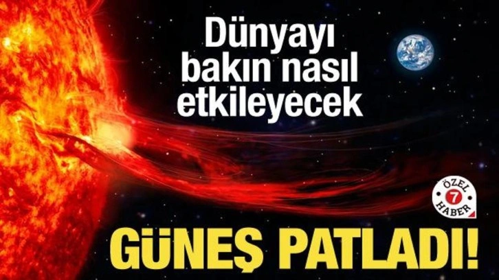 X sınıfı güneş patlaması gerçekleşti... İlk olumsuz haberler ABD'den geldi