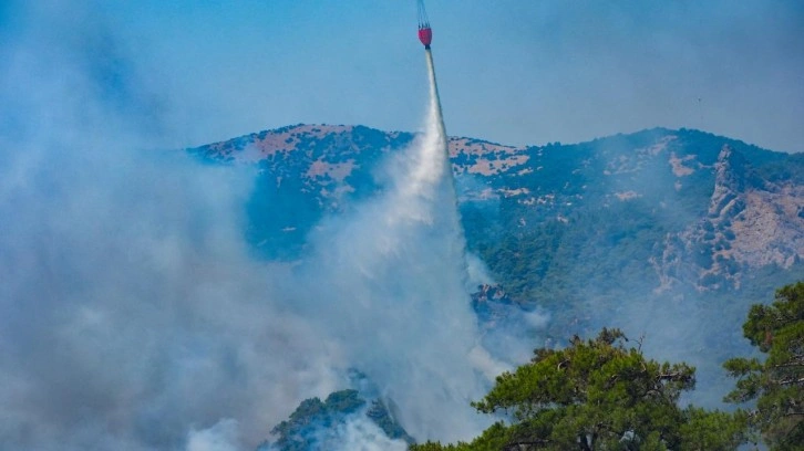 Yangın felaketi: MSB 13 helikopteriyle sahada!