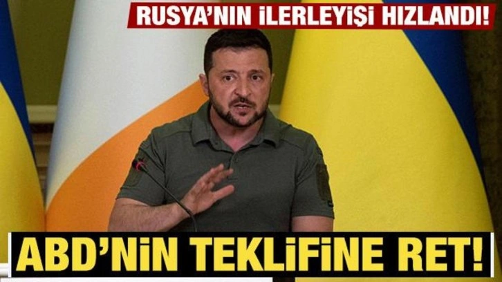 Yardım talep eden Zelenskiy'den ABD'nin teklifine ret!