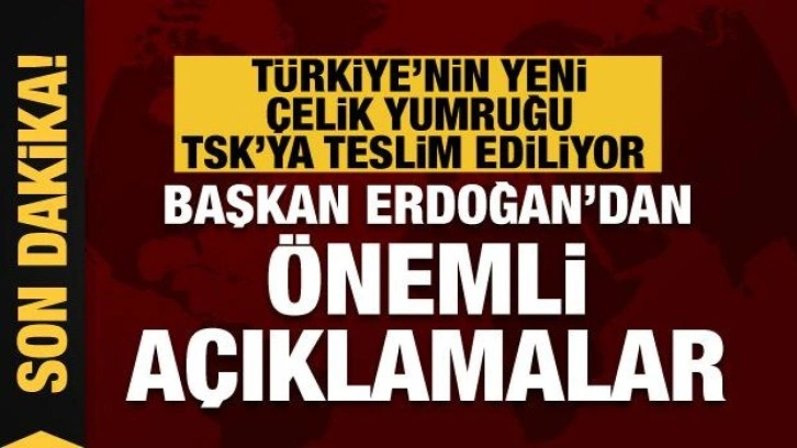 Yeni Altay Tankı test için TSK'ya teslim ediliyor. Başkan Erdoğan'dan önemli açıklamalar