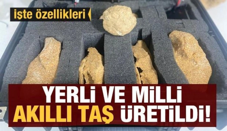 Yerli ve Milli Akıllı Taş üretildi! İşte özellikleri