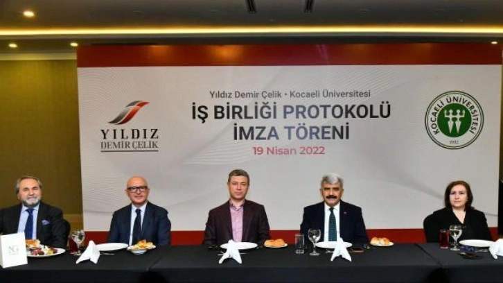 Yıldız Demir Çelik ile Kocaeli Üniversitesi iş birliği protokolü imzaladı