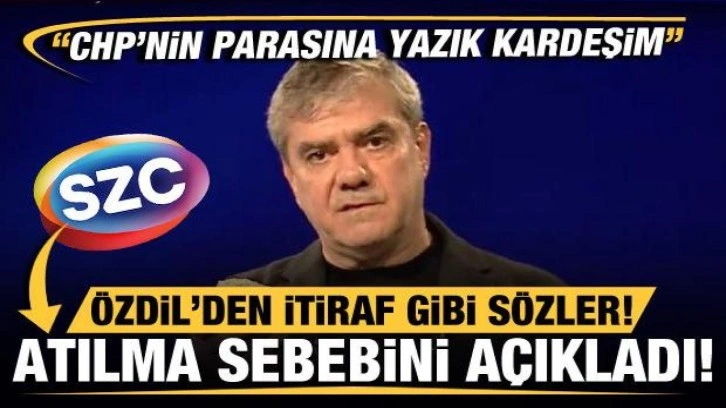 Yılmaz Özdil'den itiraf gibi açıklama! Sözcü TV ayrılığının arkasından CHP çıktı!