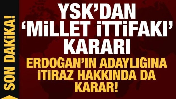 YSK Başkanı Yener: Erdoğan'ın adaylığında engel yok!