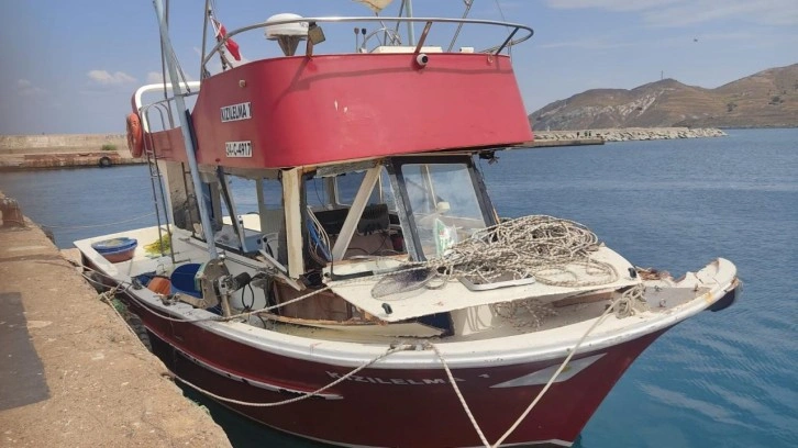 Yunanlıların çarparak hasar verdiği balıkçı teknesiyle ilgili açıklama