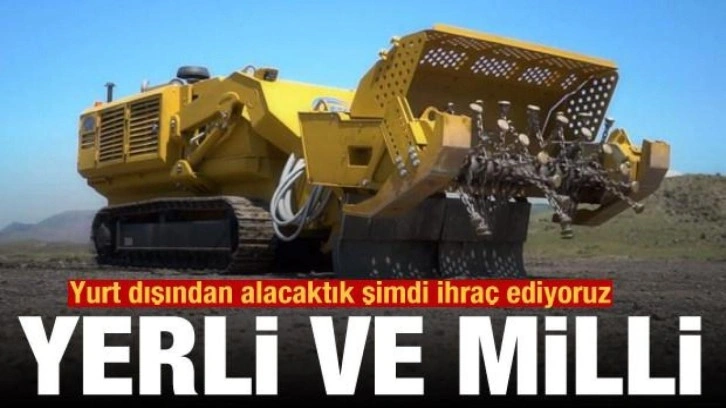 Yurt dışından alacaktık şimdi ihraç ediyoruz