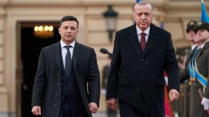 Zelenskiy'den Başkan Erdoğan'a tahıl koridoru teşekkürü