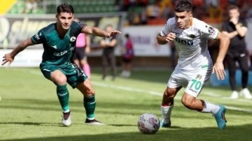 10 kişilik Giresunspor, Alanya'da puanı kaptı!