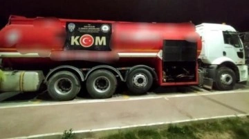 14 ton 400 litre karışımlı akaryakıt ele geçirildi