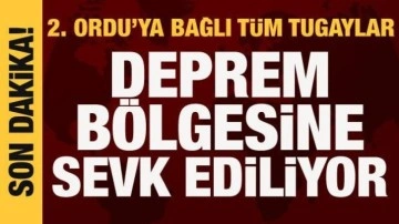 2. Ordu'ya bağlı komando tugayları deprem bölgesine gidiyor