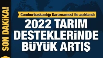 2022 tarım destekleri açıklandı: İşte mazot ve gübre destekleri