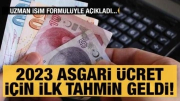 2023 Asgari ücret zammı için 7500 TL tahmini: Formülüyle açıkladı