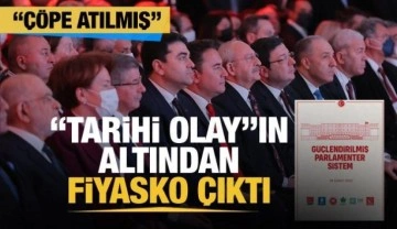 28 şubat ittifakı buraya kadar... "Güçlendirilmiş Parlamenter Sistem çöpe atılmış"