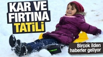 4 ilde okullar tatil! Yoğun kar ve fırtına devam ediyor