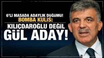 6'lı masada Abdullah Gül sesleri! Bomba iddia! Kılıçdaroğlu'na veto