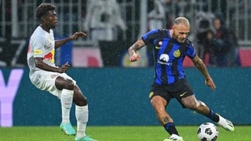 7 gollü çılgın prova! Salzburg 2 penaltı kaçırdı! Inter 4 golle kazandı