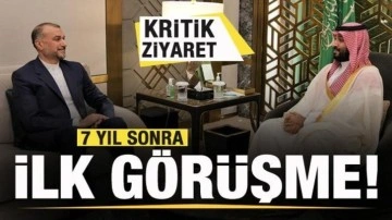 7 yıl sonra ilk görüşme! Suudi Arabistan'a kritik ziyaret