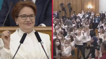 8 Mart nedeniyle kadınlara seslenen Akşener, sert sözlerinin ardından espriyi patlattı: Umarım eşim