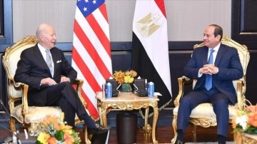 ABD Başkanı Biden ve Mısır Cumhurbaşkanı Sisi Gazze'ye insani yardım konusunda anlaştı