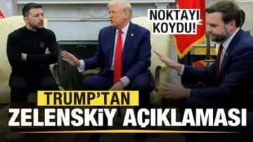 ABD Başkanı Trump'tan son dakika Zelenskiy açıklaması! Noktayı koydu