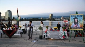 ABD'de yüzlerce kişi İsrail ordusu tarafından öldürülen Ayşenur Ezgi Eygi için bir araya geldi