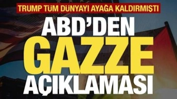 ABD'den son dakika Gazze açıklaması! Trump tüm dünyayı ayağa kaldırmıştı