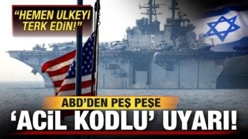 ABD'den son dakika savaş uyarısı: Acil durum planı hazırlayın!