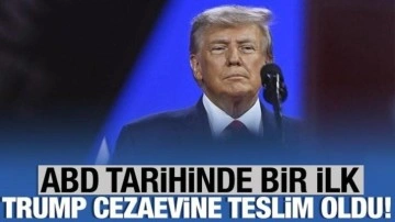 ABD'de bir ilk: Trump Georgia'da cezaevine teslim oldu!