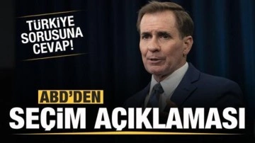 ABD'den son dakika seçim açıklaması! Türkiye sorusuna cevap