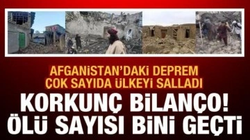 Afganistan'da 5,9 büyüklüğünde deprem: 1150 ölü, 1600 yaralı