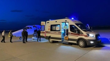 Ağrı’da başından vurulan genç ambulans uçakla Ankara'ya gönderildi