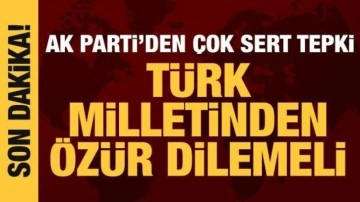 AK Parti Sözcüsü Çelik: İlgili şahıs Türk milletinden özür dilemeli