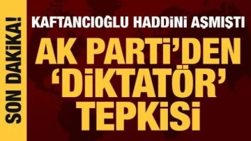 AK Parti Sözcüsü Çelik'ten 'diktatör' tepkisi: Makama saygısızlık!