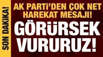 AK Parti Sözcüsü Ömer Çelik'ten harekat mesajı