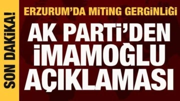 AK Parti Sözcüsü Ömer Çelik'ten İmamoğlu açıklaması