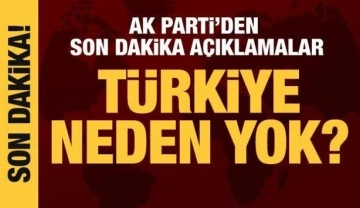 AK Parti Sözcüsü Ömer Çelik'ten son dakika açıklamalar