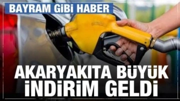 Akaryakıta büyük indirim! Benzin ve motorin ne kadar? İşte son rakamlar...