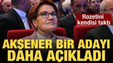 Akşener, partisinin Kahramanmaraş adayını açıkladı