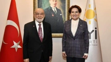 Akşener ve Karamollaoğlu bir araya geldi