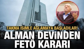 Alman devi Deutsche Bank'tan kritik FETÖ kararı! Takma isimle ağlamaya başladılar