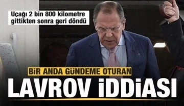 Almanlardan şoke eden iddia! Bir anda gündeme oturdu! Lavrov’un uçağı geri döndü