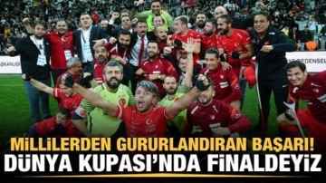 Ampute Futbol Milli Takımı, Dünya Kupası'nda finale yükseldi