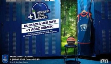 Anadolu Efes her sayıyı doğa için atacak