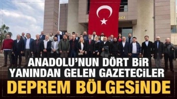 Anadolu Yayıncılar Derneği'nden deprem bölgesine ziyaret