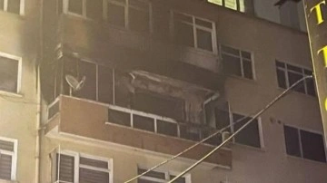 Ankara'da apartmanda korkutan yangın