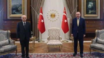 Ankara'da Cumhurbaşkanı Erdoğan ile MHP lideri Devlet Bahçeli zirvesi!