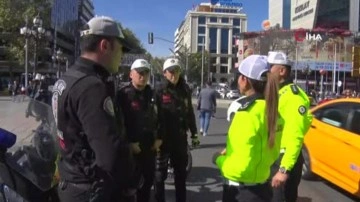 Ankara’nın trafiği, şehit trafik polisi kızına emanet!