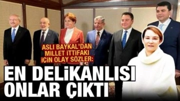 Aslı Baykal çarpıcı Millet İttifakı yorumu: En delikanlı Saadet Partisi'nin tabanı çıktı