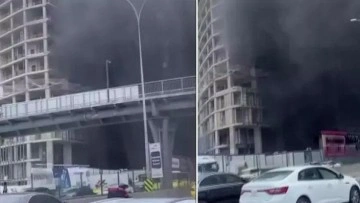 Ataşehir'de yangın! Duman E-5 karayolunu kapladı